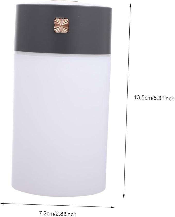 NUOBESTY Multipurpose USB Desktop Air Freshener Humidifier with Essential Oil Diffuser Portable Low-Noise Vehicle Aromatherapy Mist Maker for Bedroom Office Travel Moisturizing Dry Skin