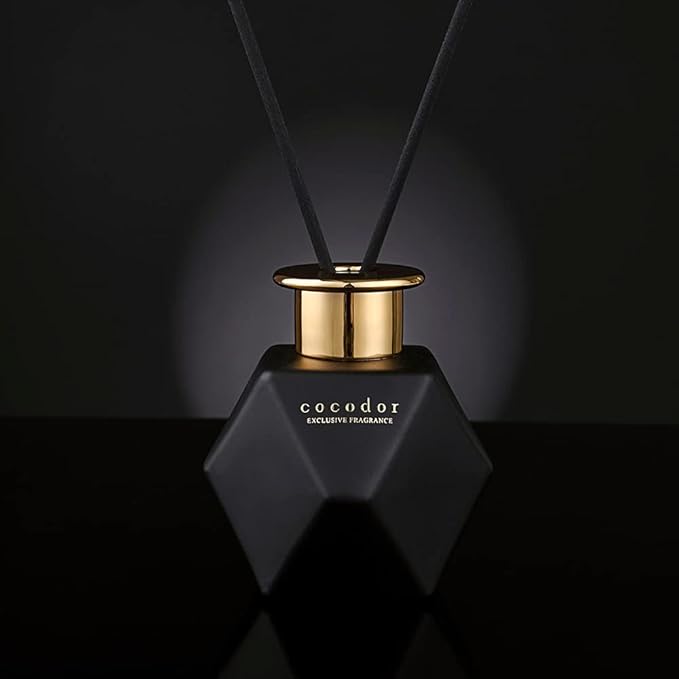 COCODOR Black Golden Reed Diffuser/White Jasmine/6.7oz(200ml)/Home Decor & Office Decor, Fragrance and Gifts, Aromatherapy, Mother's Day