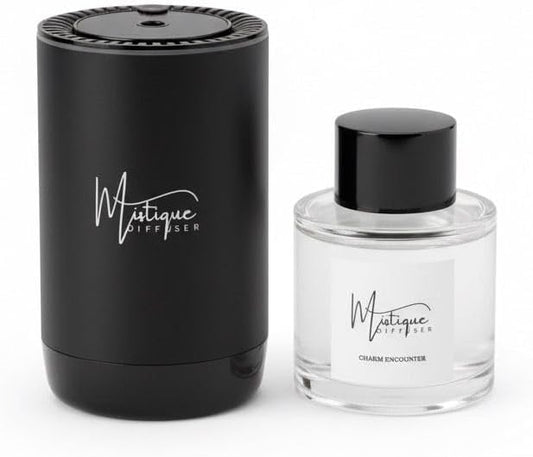 Mistique Smart Portable Waterless Car and Home Fragrance Oil Diffuser with LED Ceiling Lighting - Essential Oil Diffuser, Car Air Freshener & Single Room Home air Freshner JK-577 Fragrance