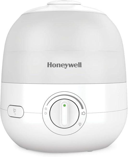 Honeywell Ultra Glow Light Changing Humidifier and Diffuser – Cool Mist Humidifier for Bedroom or Office with Essential Oil Diffuser