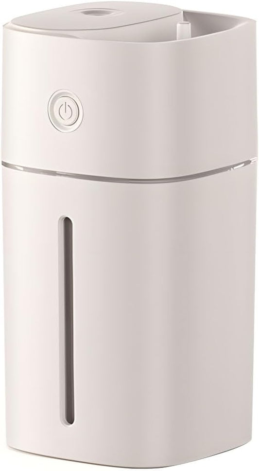 Portable Cordless Car Humidifier with Led Light and Usb C Rechargeable Design for Home Travel Use Portable Diffuser Rechargeable