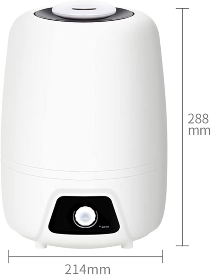 5L Bedroom Humidifier Oil Diffuser Quiet Humidifiers for Home Large Room with Adjustable 360° Rotation Nozzle, Auto Shut-Off, Knob Adjustment Mist Humidifier