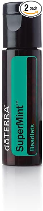 doTERRA SuperMint Beadlets - Mentha Blend - Freshens Breath and Supports Healthy Digestive System 2 Pack