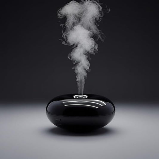 Black Mizu(Water) Sleek Design Essential Oil Ultrasonic Diffuser Timer LED Light Aromatherapy