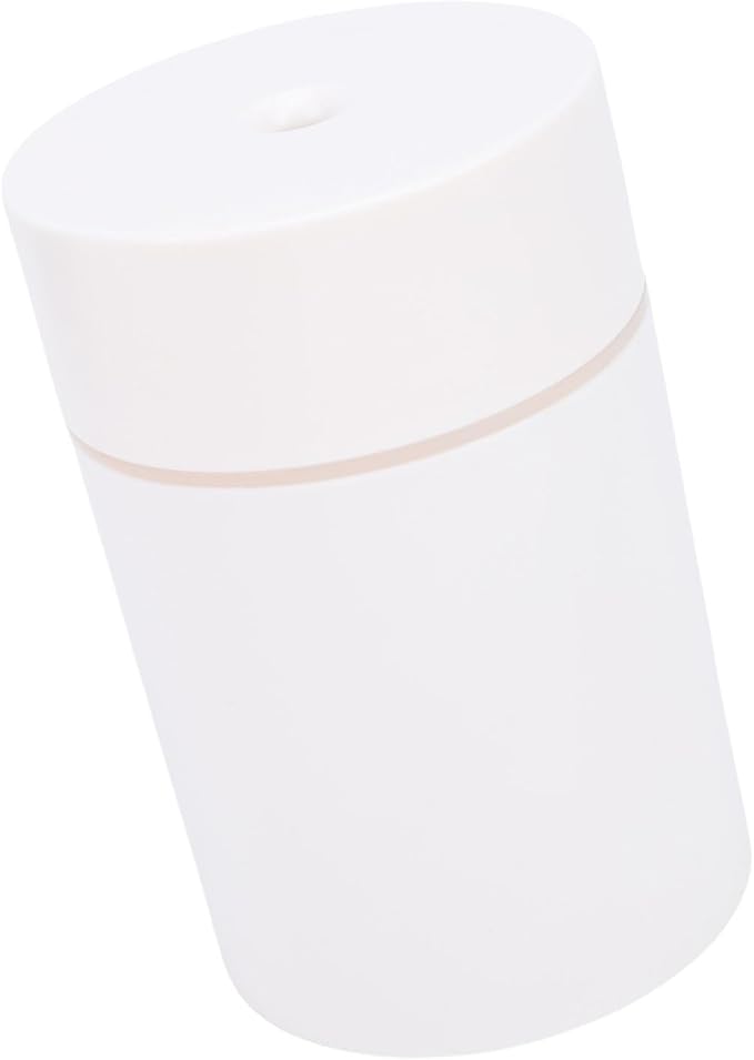 Rengue Portable Mini Humidifier, Plastic, Dual Mist Modes, 300ML USB Powered Diffuser for Bedroom and Office (White)