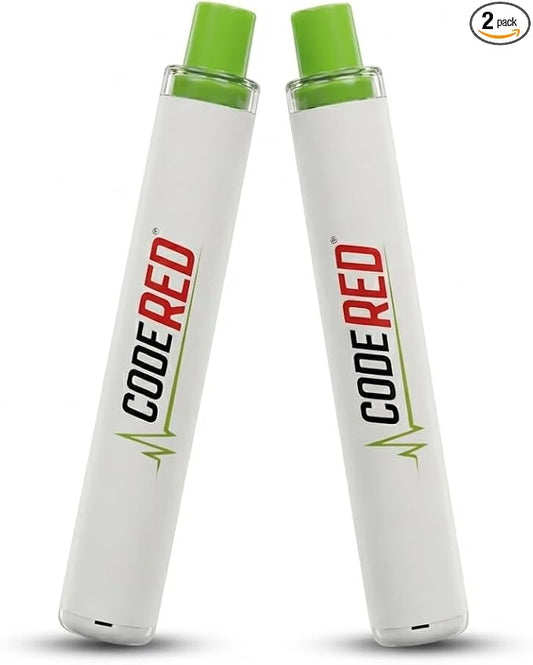 Code Red V-Aid Mullein Mint Diffuser - Plant-Based Herbal Diffuser Stick with Cool Mint, Mullein, Thyme - Relaxation Stick for Daily Balance - 600 Uses - 2 Pack