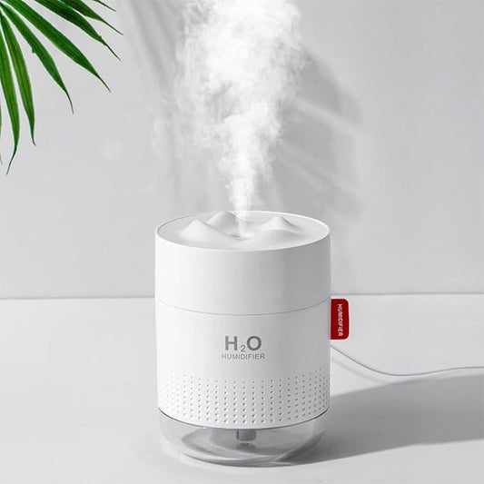 500ml Mist Humidifiers, Waterless Auto-Off Quiet Air Humidifier with Night Light, with 10~16 Working Hours for Home Office Baby Bedroom
