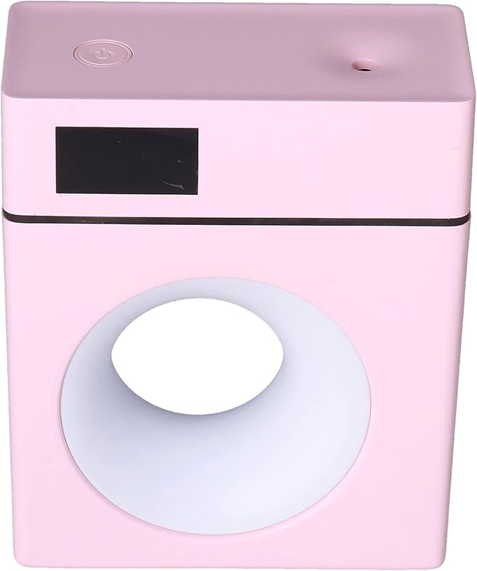 500ml Pink Car Aromatherapy Humidifier USB Powered Mist Diffuser for Home Office Bedroom Large Capacity Essential Oil Diffuser with Night Light Durable ABS Material