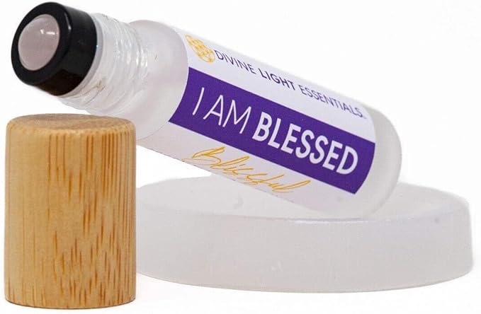 I Am Blessed Wellness Kit Aromatherapy Crystal Jewelry Essential Oil Elixirs Small Bracelet 6.5 Inch