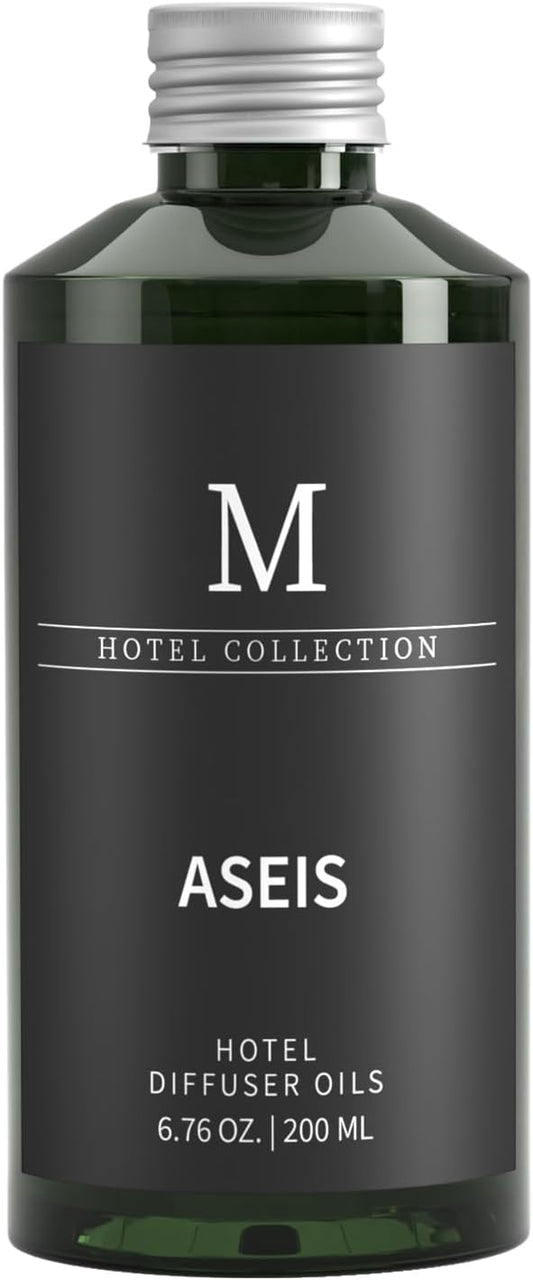 Hotel Collection Diffuser Oil- 6.76 Fl Oz/200ML-ASEIS,Luxury Essential Oils for Diffuser Refill & Machines,Bigger Bottle, Bolder Aroma, Longer Lasting