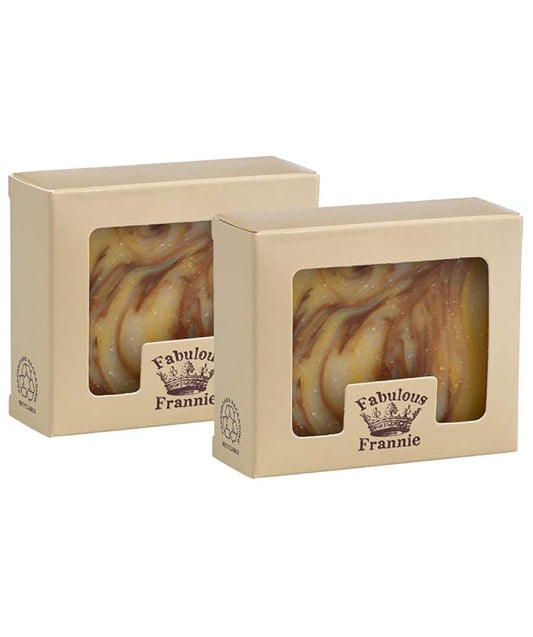 Fabulous Frannie Patchouli Essential Oil Soap Gift Set each made with Pure Essential Oil 4 Ounce (Pack of 2)