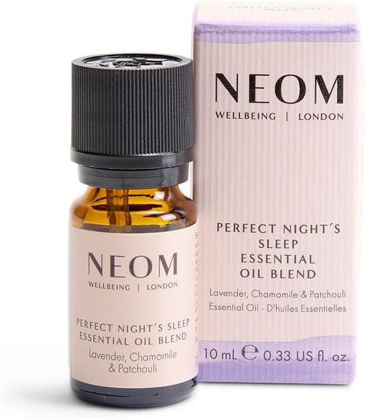 NEOM - Perfect Night's Sleep Essential Oil Blend, 10ml | Lavender, Basil & Jasmine | Scent to Sleep | 100% Natural Fragance