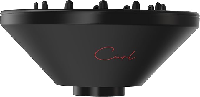 Curly Hair Diffuser Attachment by Supreme Trimmer | Adaptable for Blow Dryer SHD347 for Curly, Wavy & Natural Looking Hair | HDi300 Black