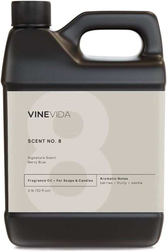 VINEVIDA [32oz] Berry Blue Fragrance Oil for Candle Making and Soap Making - Premium Candle Scents for Soy Candles