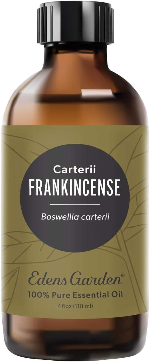 Edens Garden Frankincense-Carterii Essential Oil- 100% Pure Premium Grade, Undiluted, Natural, Therapeutic, Aromatherapy, The Best for Diffuser, Face, Candle, Hair 118 ml (4 fl oz)
