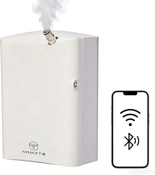 Waterless Essential Oil Diffuser HVAC Scent Machine - Smart APP & WiFi Control 3500 sq. ft Coverage Cold Air Aroma, Minimalist Aromatherapy Diffusers 500ML for Home Hotel Office Large Room
