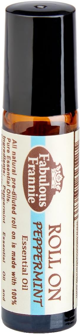 Fabulous Frannie Peppermint Essential Oil Roll-On 10 ml Made with Pure Essential Oil