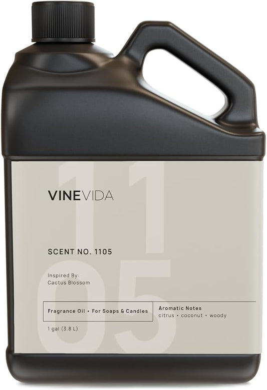 VINEVIDA [128oz] Cactus Blossom Fragrance Oil for Candle Making and Soap Making - Premium Candle Scents for Soy Candles