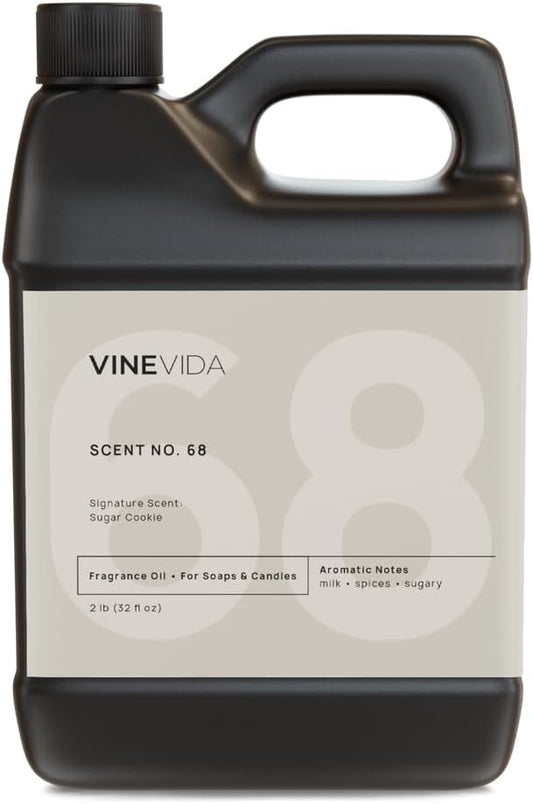 VINEVIDA [32oz] Sugar Cookie Fragrance Oil for Candle & Soap Making - Made in USA Natural Candle Scents