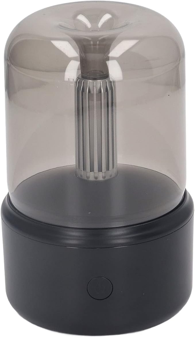 Dioche Essential Oil Diffuser Candlelight Humidifier - Low Noise USB Essential Oil Diffuser with 120ml Capacity & LED Night Light for Home Relaxation