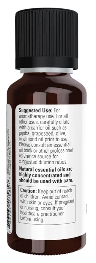 NOW Foods Essential Oils Peppermint, 2 fl oz (Pack of 2)