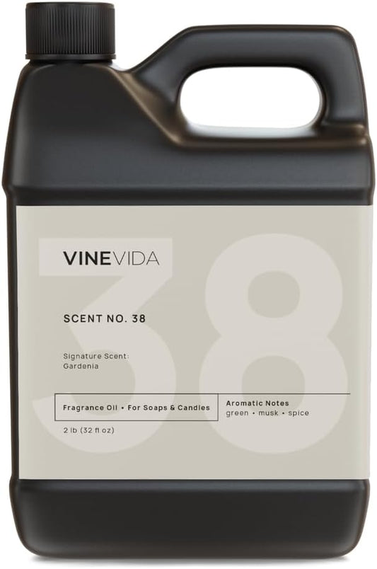 VINEVIDA [32oz] Gardenia Fragrance Oil - Made in USA Candle Scents - Natural Candle Fragrance Oil - Scents for Soap Making
