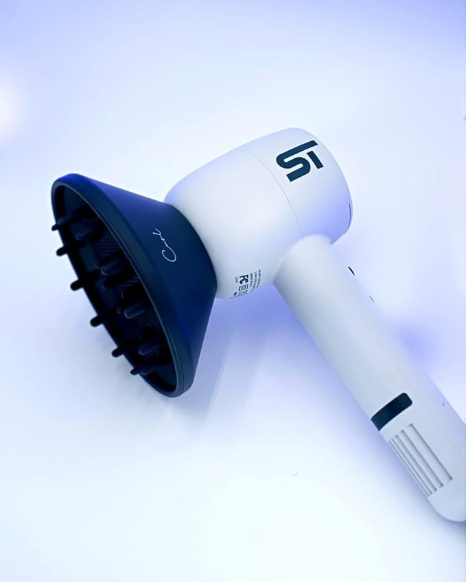 Supreme Trimmer ST Curly Hair Diffuser Adaptable for Blow Dryer SHD347 for Curly or Wavy Hair | HDi300 Blue