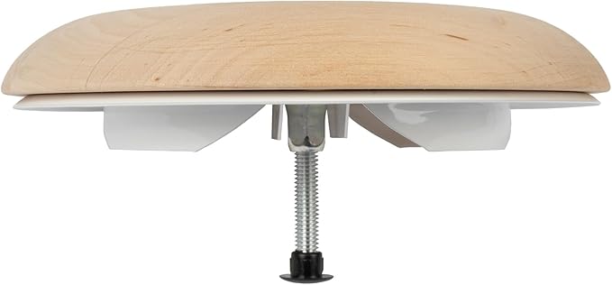 Repa Market ø4" Inch Wooden Air Diffuser - Adjustable Black Alder Wood Tree Sauna Air Vent Cover - Air Intake, Supply and Exhaust Indoor Ventilation Deflector - Round Ducting Home Sauna Accessories