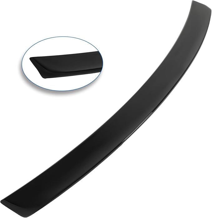 SCITOO 1PC Spoiler Wing 2011-2023 for Chrysler 300 Accessories Glossy Black Rear Trunk Spoiler Wing Punch-Free Installation for Most Cars