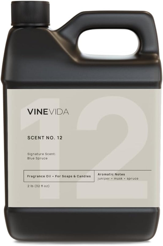 VINEVIDA [32oz] Blue Spruce Fragrance Oil for Candle and Soap Making - Made in USA Natural Scents