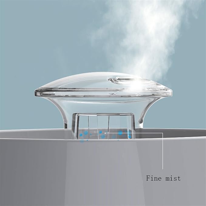 Humidifier for Bedroom - Auto Shut-Off - 5L High Capacity Humidifier Oil Diffuser Quiet Humidifiers for Home Large Room with Adjustable 360° Rotation Nozzle Cool Mist Humidifier