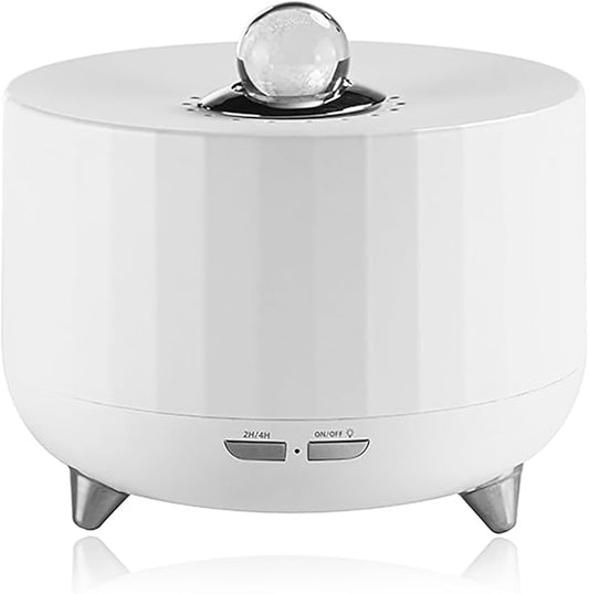 Essential Oil Diffuser for Home: 300ML Aroma Diffuser for Hotel Office Yoga Room - Humidifier with 7 Colors LED Night Light for Kids/Women Home Relaxation, (White)