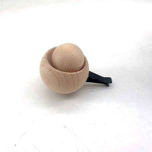 10pcs Car & Home Essential Oil Diffuser Made of Wood Mini Cute Natural Fragrance Diffuser Suitable for Bedroom Living Room Bathroom(Beech Wood)