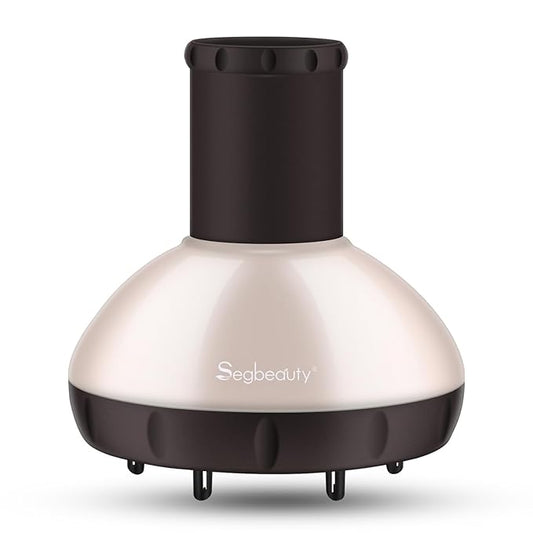 Segbeauty Hair Diffuser with Deep Bowl, Adjustable Air Flow Professional Hair Diffuser Attachment for Curly Wavy Hair, Hairstylist Barber Salon Tool Fitting Most Blow Dryer with 1.57"-1.97" Nozzle