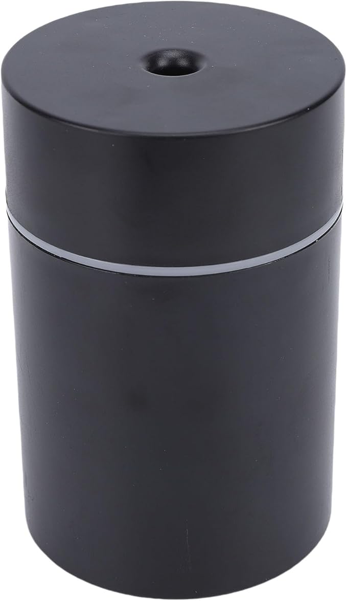 Rengue Portable Mini Humidifier, Plastic, Dual Mist Modes, 300ML USB Powered Diffuser for Bedroom and Office (Black)