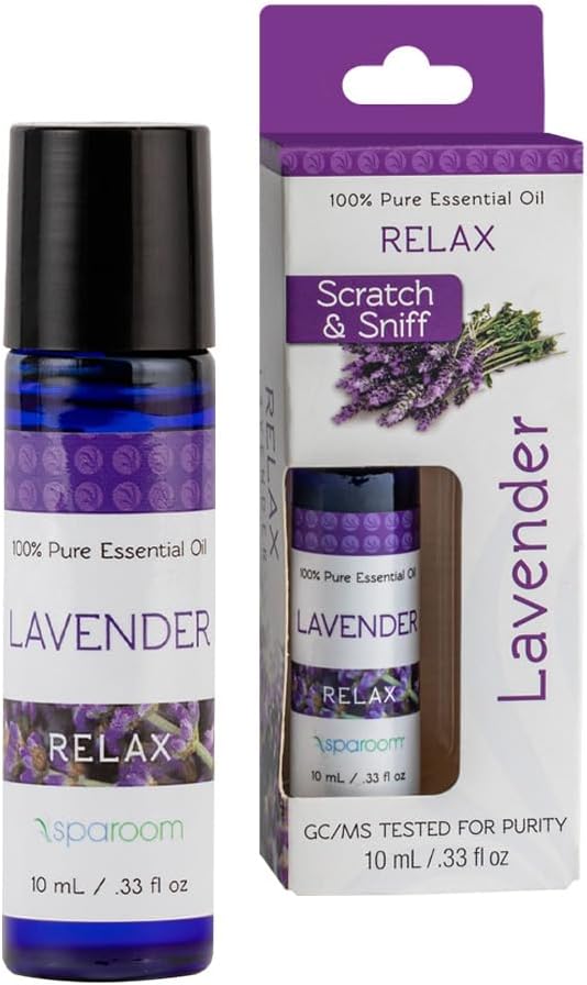 SpaRoom Aromatherapy 100% Pure Essential Oils for Diffusers and Air Freshners, Relax Lavender, 10 mL