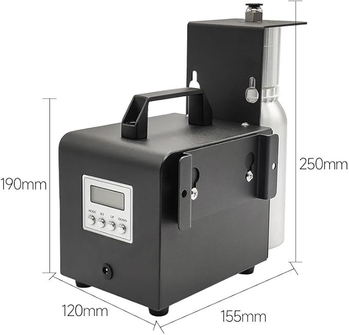 Commercial Hotel Aroma Diffuser Machine 500ml Capacity HVAC/AC System Aroma Oil Diffuser Central Installation Perfume Diffuser Machine Bluetooth Control for 5000-10000sq.ft Coverage Air Scenting