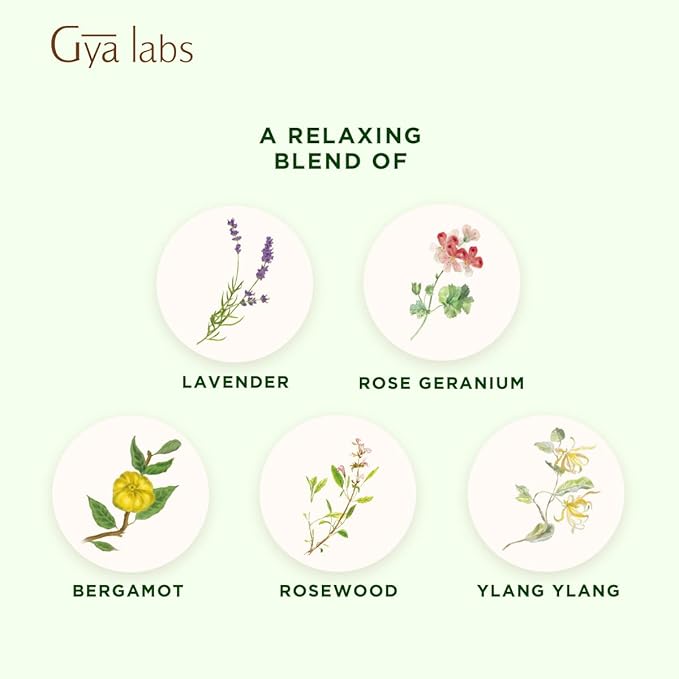 Gya Labs Rest & Relax Essential Oils Blends - 0.34 Fl Oz - for Diffuser, Home, Humidifier, Aromatherapy and DIY Candle Making Scents