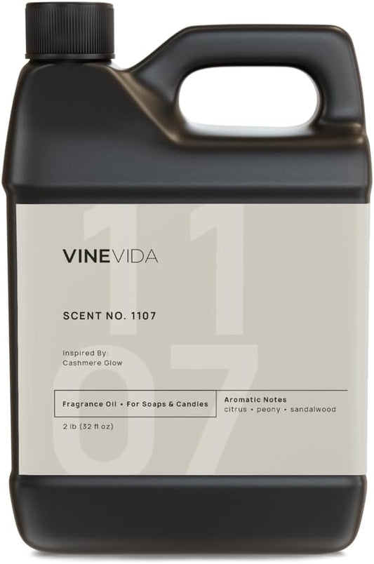 VINEVIDA [32oz] Cashmere Glow Fragrance Oil for Candle Making and Soap Making - Premium Candle Scents for Soy Candles