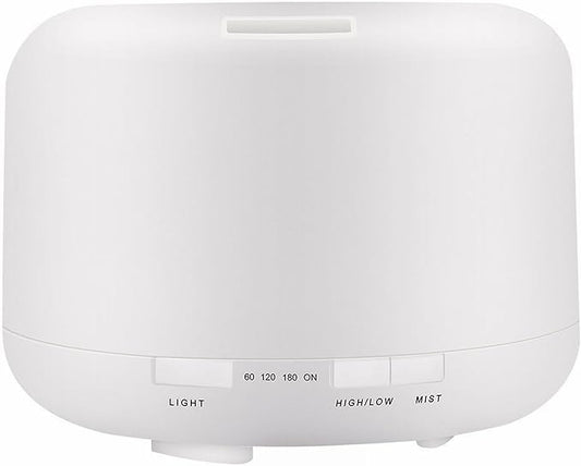 EcoGecko Mr Mister 1000ML Ultrasonic Aromatherapy Essential Oil Air Diffuser, Cool Mist Humidifer with 7 Color LED Light, Waterless Auto Shut-Off