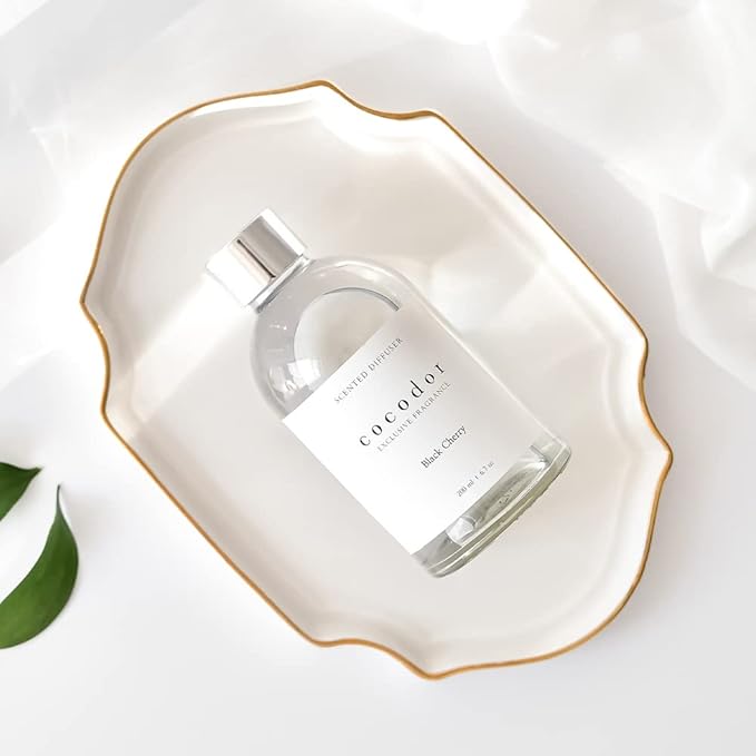 COCODOR White Label Reed Diffuser/in the Cafe/6.7oz(200ml)/Home Decor & Office Decor, Fragrance and Gifts, Aromatherapy