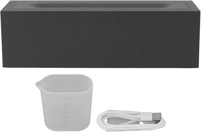 Nordic Mist Essential Oil Diffuser, Aromatherapy Humidifier with Flame Light Effect, Large Capacity 500ml Ultrasonic Diffuser for Home Office Yoga Spa, Quiet Operation 7 Color LED (Black)