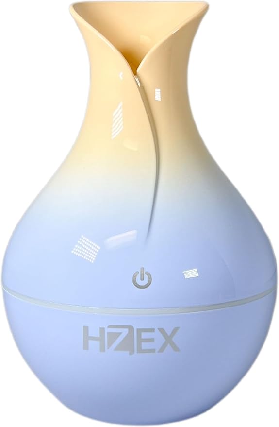 HZEX Spiral Essential Oil Diffuser with 7 Color Changing Lights and 5V USB Cable for Home Office, 130ml Mist Humidifier Silent Aroma Diffusers, Variant Colors (Spirit)