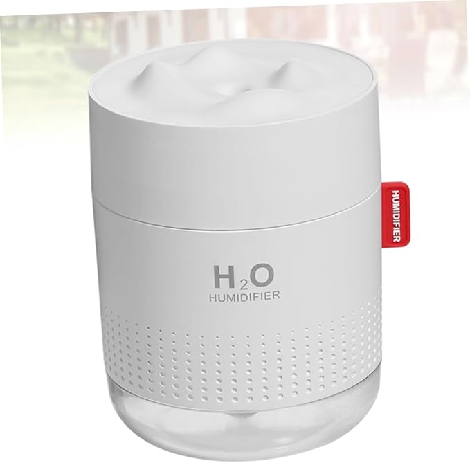 Snow Mountain Humidifier 500ml Large Capacity Night Light USB Powered Cool Mist Diffuser Quiet Desktop Humidifier for Home and Office