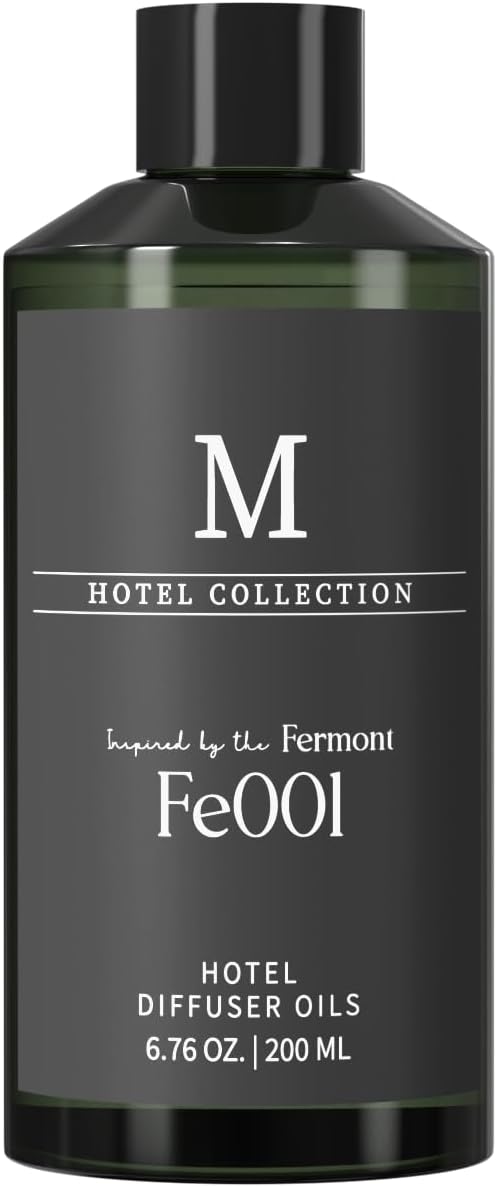 Hotel Diffuser Oil Fe001 Inspired by The Fermont,6.76 Fl Oz (200ml), Home Luxury Aroma & Hotel Fragrance Diffuser Oil for Aromatherapy Bigger Bottle, Bolder Aroma & Longer Lasting