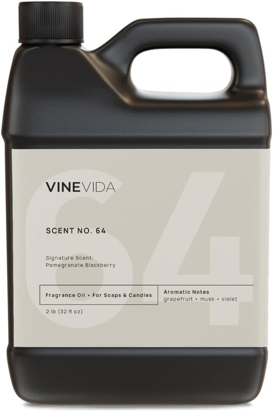 VINEVIDA [32oz] Pomegranate BlackBerry Fragrance Oil for Candle Making and Soap Making - Premium Candle Scents for Soy Candles