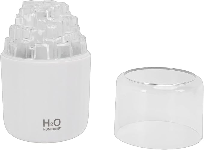 Zerodis Car Diffuser Humidifier ABS Dual Mist Modes Portable USB Aromatherapy Ideal for Home Office Travel Compact 300ml Capacity (White)