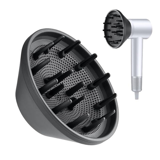 Diffusion Nozzle for Laifen Swift LF03 Series SE Series Hair Dryer, 360° Rotating Magnetic Diffuser Nozzle Fluffy Smooth Anti-fly Attachment