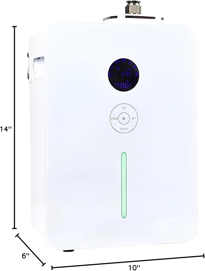 LuxScent Collection Bellagio, HVAC Aroma Diffuser, Nanotechnology Scenting System for Home, Office or Business (White)