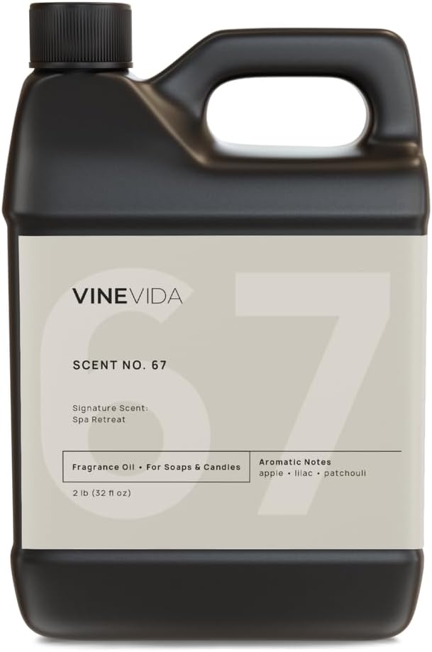 VINEVIDA [32oz] Spa Retreat Fragrance Oil for Candle Making Scents Soap Making, Perfume Oils, Soy Candles, Home Diffusers, Bath Scent Bomb Linen Spray, Lotions, Car Freshies, (ARTS-FOBP-SPA-RET-32)